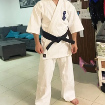 Hochwertiger Kyokushinkai Dobok 12oz 100 % Baumwolle Dogi Canvas Karate Uniform Kimono Gi Tuch für