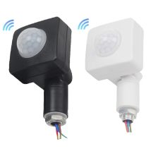 AC 220V 110V PIR Sensore di movimento Interruttore della luce intelligente regolabile Rilevamento del corpo umano Sensore di presenza umana Rivelatore Sensore di luce