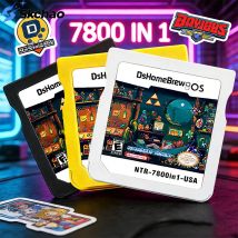 Tarjeta de Memoria Flash R4 3DS con Colección de 7800 Juegos en 1, con Tarjeta TF de 32/64GB para Consolas NDSL, NDSi, 3DS y 2DS