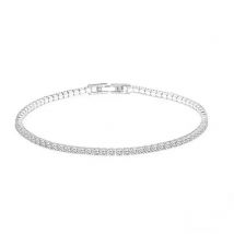 925 Sterling Silber Armband 16 cm bis 19 cm Tennisarmband 2,5 mm Zirkonia Jubiläumsgeschenk