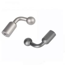 17mm Kugelkopf Adapter Halterung Aluminium Legierung für Stativ Motorrad Fahrrad GPS Clip Ständer Stecker Handy Halterung