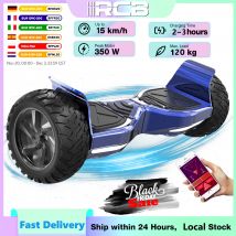 Hoverboard RCB Hoverboard da 8,5" per tutti i terreni, controllo APP, Bluetooth LED integrato con potente motore, skateboard elettrico