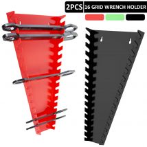 Wrench Spanner Sorter Holder Wall Mounted Tray Rack Storage Organizer Rail Bracket Wrench Organizer Household Tool Organizer