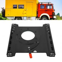 Base giratoria de asiento universal RV T5 T6, 360 °   Base de asiento giratoria de placa de acero resistente para autocaravana y furgoneta (46,5*46 cm)