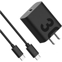 Für Moto TurboPower 30W USB-Ladegerät mit US-Stecker 1m USB C auf USB C-Kabel für Moto Schnellladung Typ C Ladekopf für Samsung