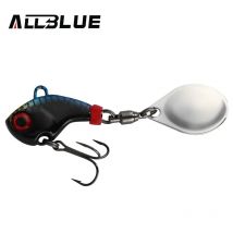 ALLBLUE CYCLONE Schwanz Spinner Metall Vib Shad Casting Shore Jig Vibration Jigging Klinge Löffel Angeln Köder Künstliche Köder Tackle