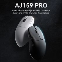 Ratón para juegos de modo dual AJAZZ AJ159P ratón facial con cable PAW3395