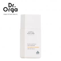Dr.Orga Crema solare schiarente e tonificante all'ossido di zinco 100 Vita Ampoule 35 ml, SPF 50+/PA++++, cura della pelle coreana originale per donne/uomini