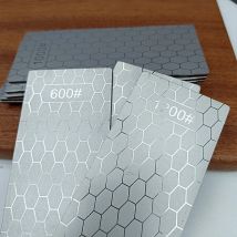 1pc Messer Schärfen Stein Küche Haushalt Messer Diamant Messer Spitzer Mit Waben Muster 240 # -3000 #