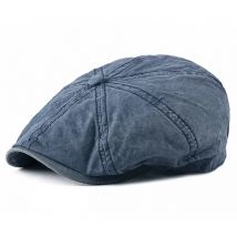 Denim Peaked Cap Herren Damen Baskenmütze Hut neue Mode Zeitungs jungen Kappen Outdoor Streetwear gewaschen lässig Vintage Boina Hüte