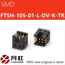 1/5/10/20/50/100 stücke s a m t e c/shentai FTSH-105-01-LDV-K-TR 1,27mm Abstand-10-poliger Steckdosen stecker