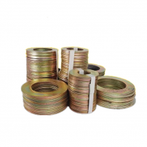 10 pz Escavatore Benna Guarnizione Albero Guarnizione In Metallo Resistente All'usura Guarnizione In Ferro Rotondo Ispessito Gap Lamiera di Acciaio Secchio Spille Rondella Sottile Qual