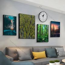 1pc Natur landschaft Wald plakat gute Qualität Drucke und Poster Vintage Zimmer Home Bar Cafe Dekor ästhetische Kunst Wandmalerei