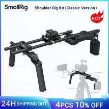 SmallRig Shoulder Rig Kit, klassische Version, mit Griff-Schulterpolster, 15 mm Stangenklemme, für universelle DSLR-Kameras, Camcorder -4480