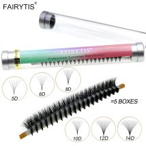 FAIRYTIS nowy pakiet 5D/6D/8D/10D/12D/14D długa łodyga wstępnie wykonane wentylatory objętościowe