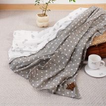 2 Pcs/Set 100% Cotton Baby Muslin Swaddle Newborn Bath Towel Breathable And Comfortable Baby Blanket