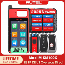 2025 Autel MaxiIM KM100 herramientas de programación de llaveros KM100X programador de llaves 60s generación de llaves OBD IMMO llave de aprendizaje actualización gratuita