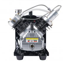 TUXING 4500Psi Compressore d'aria PCP Testine a doppio cilindro Compressore d'aria ad alta pressione Ventola incorporata per il riempimento del serbatoio subacqueo Fucile PCP