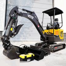 herramientas Mini Micro Excavator 1 Ton 2 Ton Mini Excavator EURO bagger Construction 1000kg Small Digger Garden Home customized