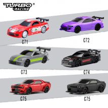 Turbo Racing 1:76 C71 C72 C73 C74 C75 RTR juguetes planos para correr en carretera RC coche juguetes de Control remoto proporcionales para adultos