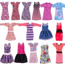 Doll Clothes Cute Daily Dresses Multi-Pattern Pretty Skirt Fashion Outfit For 30CM&1/6 BJD Doll Accessories,Girl Toys Gift DIY