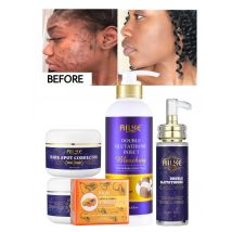 AILKE Double Glutathione Whitening Skin Care, Lightening, Remove Dark Spots, Skin Radiant, Moisturizing, Hydrating, Smooth