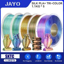 JAYO pla plus SEIDE Drei Farben Seide Regenbogen 3D Drucker Filament 1,75mm 100% Keine Blase FDM 3D Drucker Materialien für 3D Drucker