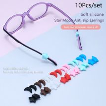 5Pairs Silikon Stern Mond Anti Slip Ohr Haken Brillen Brillen Zubehör Brillen Grip Tempel Spitze Halter Spektakel Brillen