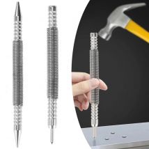 Nagel Setter Frühling Zentrum Punch Scharnier Tür Pin Remover-Tool Dual Kopf Nagel Punch für Schreiner Holzbearbeitung Tragbare Feste Nagel