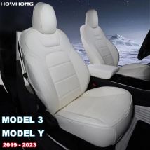 Coprisedili in Pelle Nappa per Tesla Model 3 Y 2017 - 2025, Stile Avvolgente Completo, Prezzo all'Ingrosso di Fabbrica, Accessori Interni