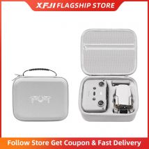 XFJI Custodia protettiva Custodia da trasporto Borsa in pelle PU per DJI Mini 4K/Mini 2SE/Mini 2 Drone Controller Accessori