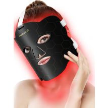 Advanced LED Facial Mask with Neck Care - 7 Color Photon Therapy for Anti-Aging & Acne, Wireless & Rechargeable
