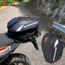 MOTOCENTRIC Wodoodporna torba na bagażnik motocykla Wielofunkcyjna, trwała torba na tylne siedzenie