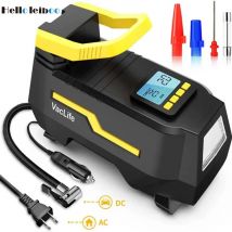DC/AC 12V/100-230V 150PSI samochodowa sprężarka powietrza pompka do opon pompa powietrza z cyfrowym manometrem wtryskiwacz powietrza do opon inflacja opon
