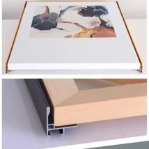 Schwebendes Rahmen-Set aus Metall für Heimdekoration, großes Wandbild, Ölgemälde, DIY-Heimdekoration, 20,40, 50,60,70,80,90