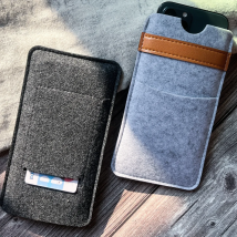 Per custodia iPhone 16Pro Max, per iPhone 16 Pro Cover ultrasottile in feltro di lana fatta a mano per iPhone 16 16 plus