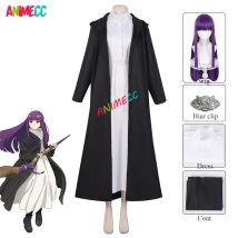 Animecc auf Lager frieren fern cosplay kleid perücke haars pange anime frieren jenseits der reise ende cosplay kostüm halloween party