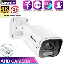 Telecamera Ultra HD 4K AHD IP66 Telecamera analogica di sorveglianza ad alta definizione Telecamera a colori AHD CCTV Telecamera di sicurezza Telecamere bullet esterne