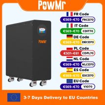 Akumulator PowMr 300AH LiFePO4 48V 15KWH Pakiety Akumulatorów Litowo-Owadżowe Akumulatory Solarne do Domu, Ponad 6000 Cykli, CAN BMS, Możliwość Połączenia do 16 w Paralelu