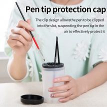 1 Pc Nagel Stift Reinigung Stift Tasse Sterile Kunststoff Nail art Acryl Gel Tauch Tasse Katzenauge Öl Rack Nagel verbesserung Werkzeug