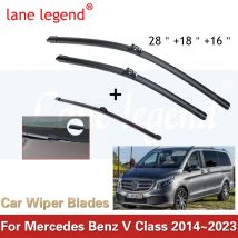 For Mercedes Benz Vito Viano V Class W447 2014~2023 Front Rear Wiper Blades Set Brushes Window Windshield Windscreen Accessories