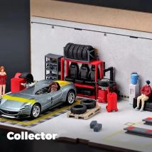 1/64 Scale Car Repair Tools Model Model Assembly Miniature Scene Simulation Car Repair Tools Diecast Car Resin