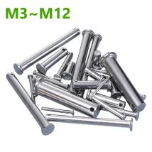Splint-Set aus Edelstahl 304, mit Lochstift, Welle, M3, M4, M5, M6, M8, M10, flacher Kopf, zylindrischer Stiftstopfen, Positionierung von Autostiften