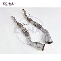 Układ wydechowy Ecnal do Porsche Cayenne 957 3.6L 4.8L 4.8T 2006-2010, wysokowydajna rura spustowa i rura przednia.