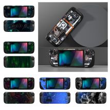 PlayVital Komplettset Schutzaufkleber für Steam Deck LCD, Vinyl-Aufkleber für Steam Deck OLED – Tech Mysteries Series