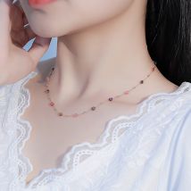 Handarbeit Perlen Halskette Für Frauen Achat Stein Kette Mode Schmuck Auf Hals Set Günstige Artikel Mit Kostenloser Versand NewIn Choker Femme