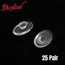 (25 paia) Naselli in morbido silicone Push in per occhiali Comodi parti di ricambio di Dhoptical