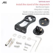 Supporto per supporto per computer GPS per bici Staffa M25 Supporto per luci per bicicletta Accessori per biciclette Faro universale adatto per Garmin XOSS