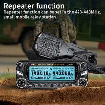 Zastone D9000 Car walkie talkie Radio Station 50W UHF/VHF 136-174/400-520MHz Dwukierunkowy radiotelefon Ham HF Transceiver