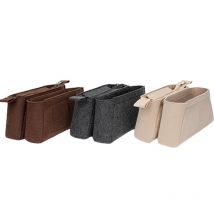 EverToner Fits for Montaigne BB MM Felt Cloth Insert Bag Organizer Makeup Handbag Organizer Travel Inner Mommy Cosmetic Bags